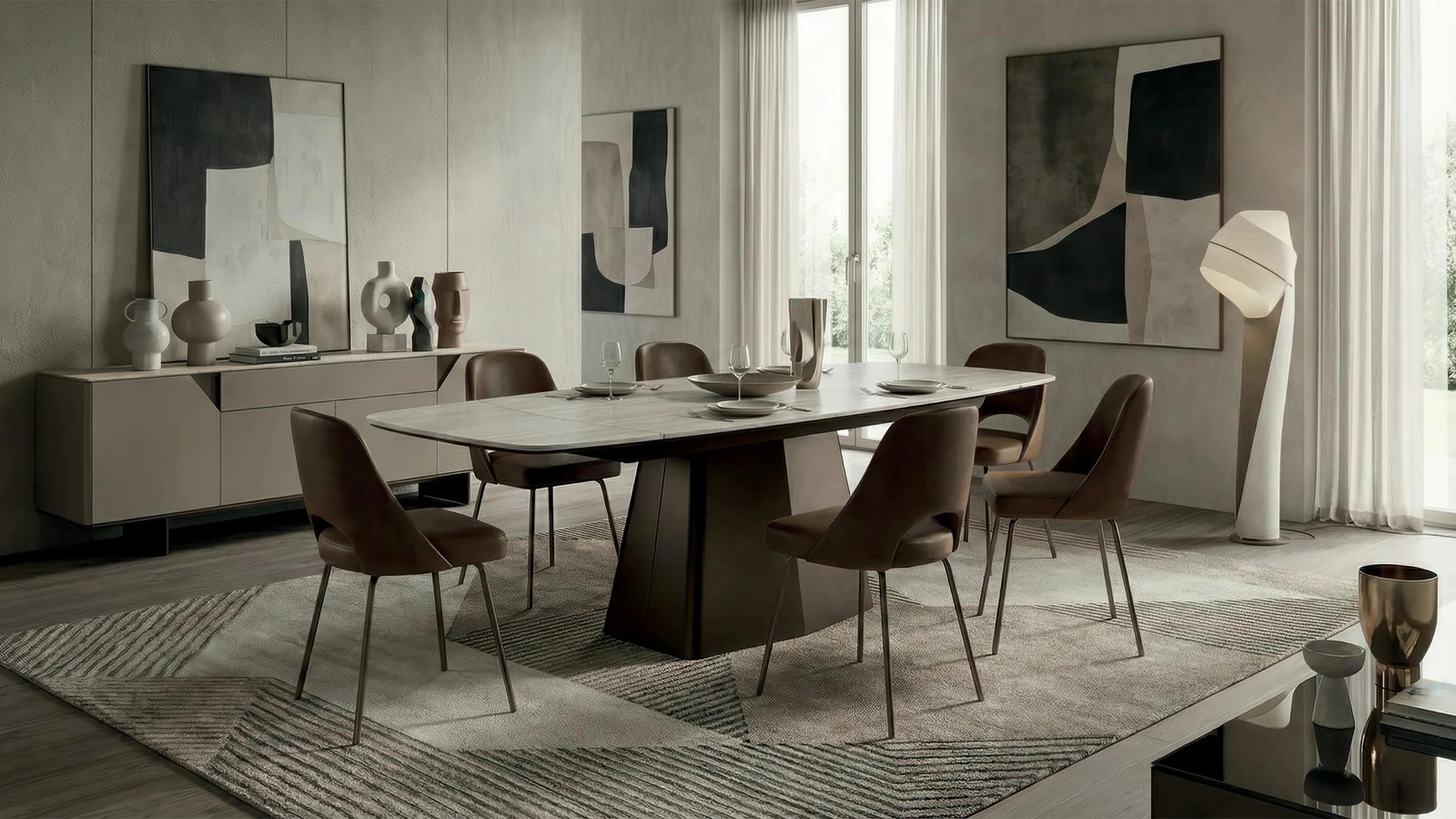 Zenit extendable table by Easyline