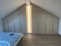 Custom-made wardrobe for attic