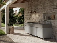 Modern Aluminum Aura Kitchen by Arredo3