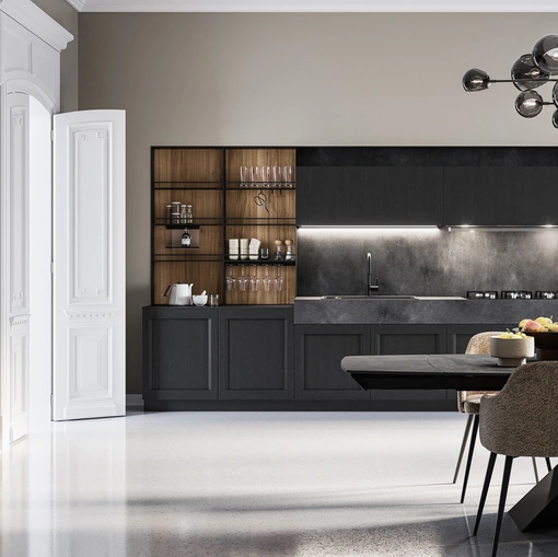 Modern Corner Frida Kitchen by Arredo3