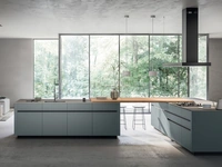 Modern Kitchen with Double Island Glass 02 by Arredo3