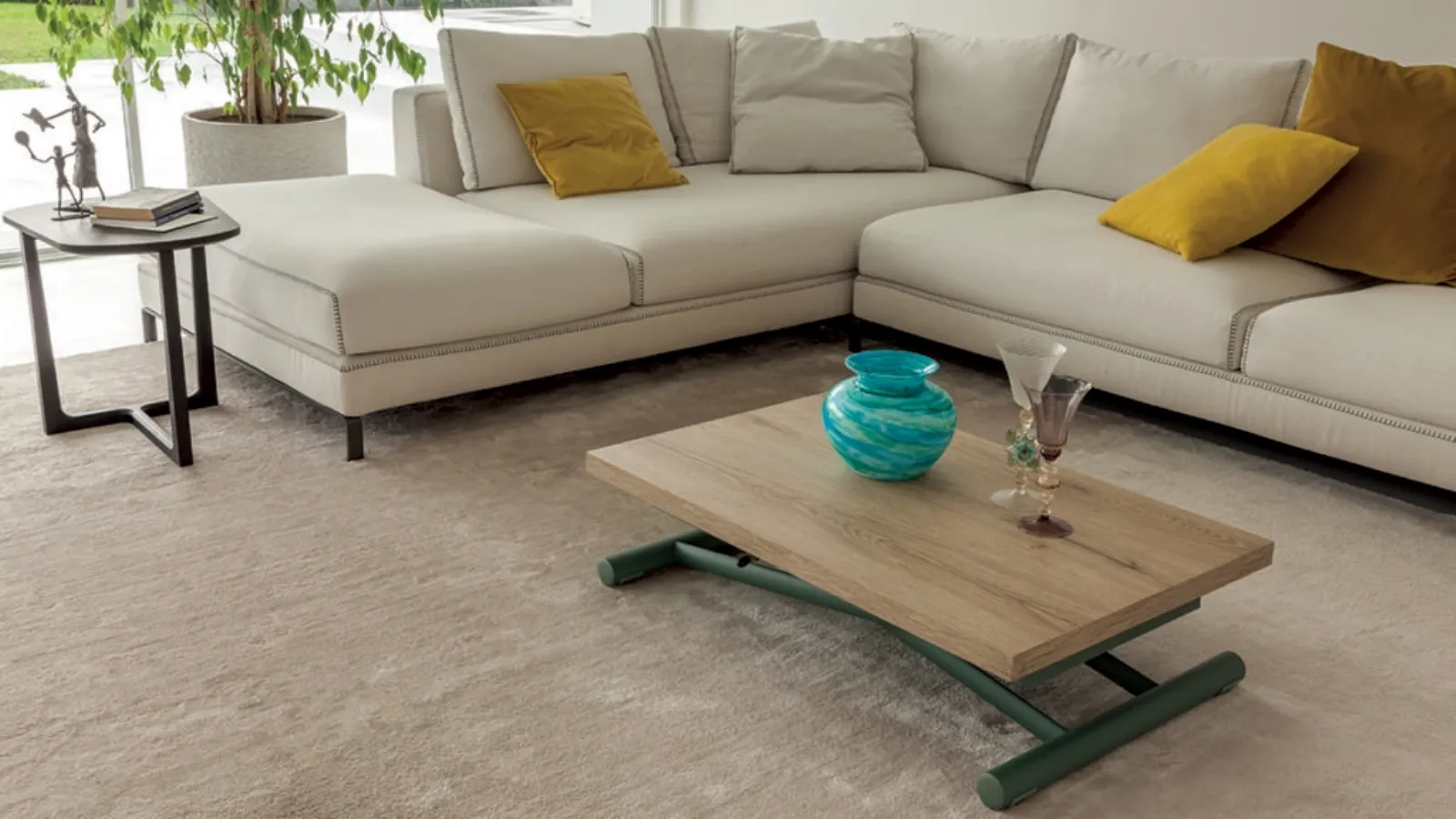 Amelie convertible coffee table by Altacom