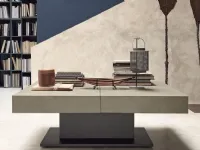 Transformable coffee table with Ares Fold laminate top by Altacom