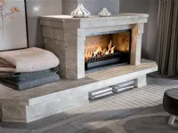 Bio fireplace insert for wood-burning fireplace
