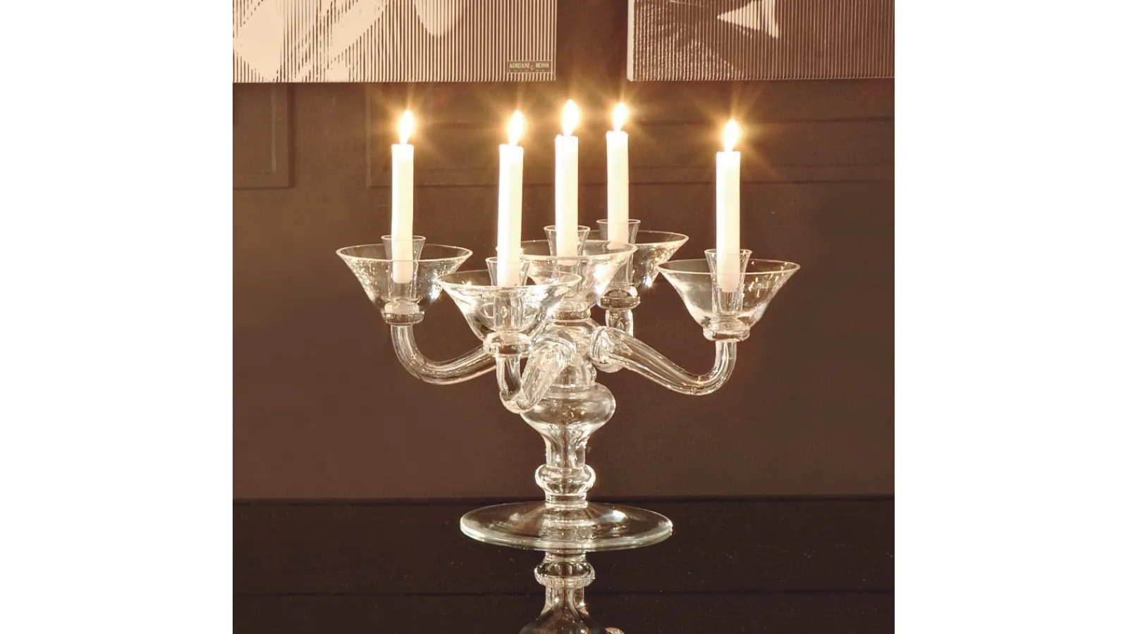 Vienna candlestick by Adriani and Rossi