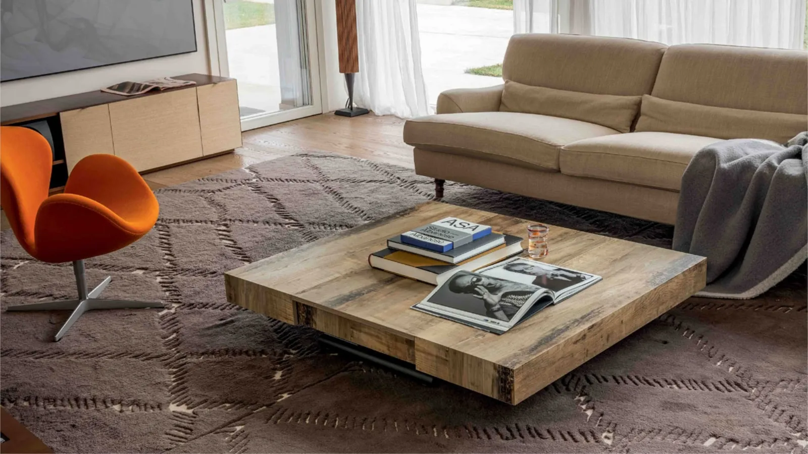 Convertible side table Diario by Altacom
