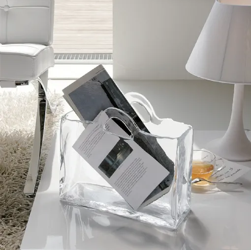 Glass Bag Container by Adriani e Rossi