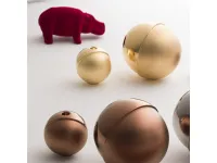 Half Candle ceramic plated candle holder by Adriani and Rossi.