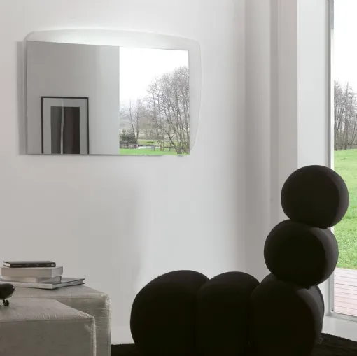 Mirror Minorca with plexiglass frame by Ponti Terenghi