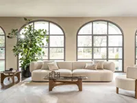 Nogu glass coffee table by Calligaris