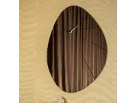 Mirror glass Enigma clock by Tonin Casa