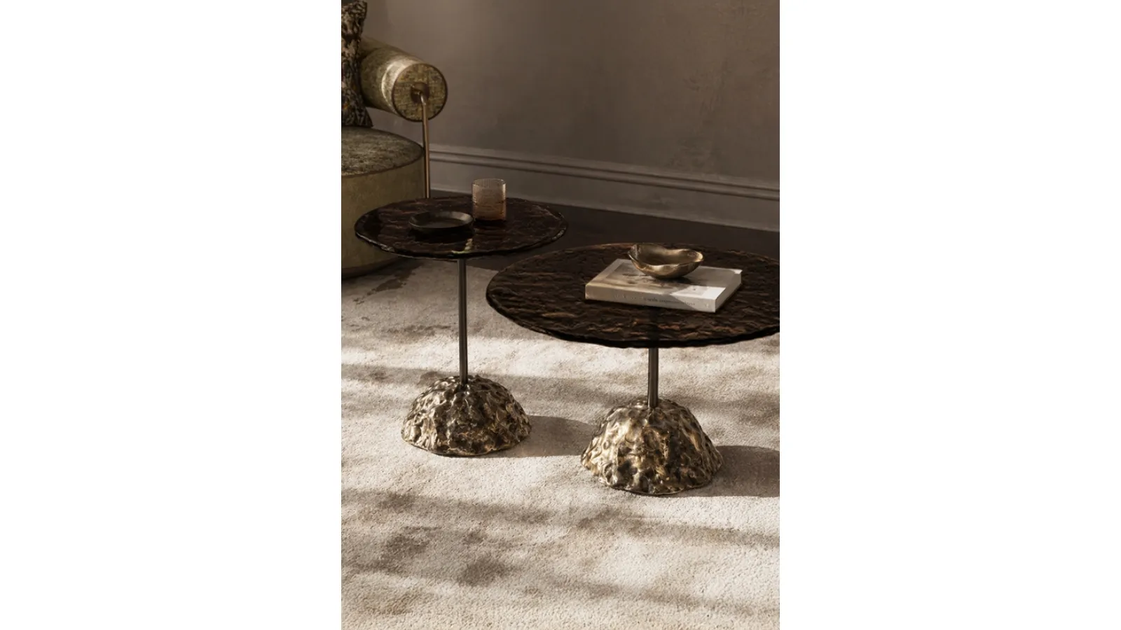 Pepita Glass Coffee Table by Pianca