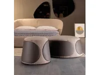 Pouf Mama in fabric and leather by Tonin Casa.