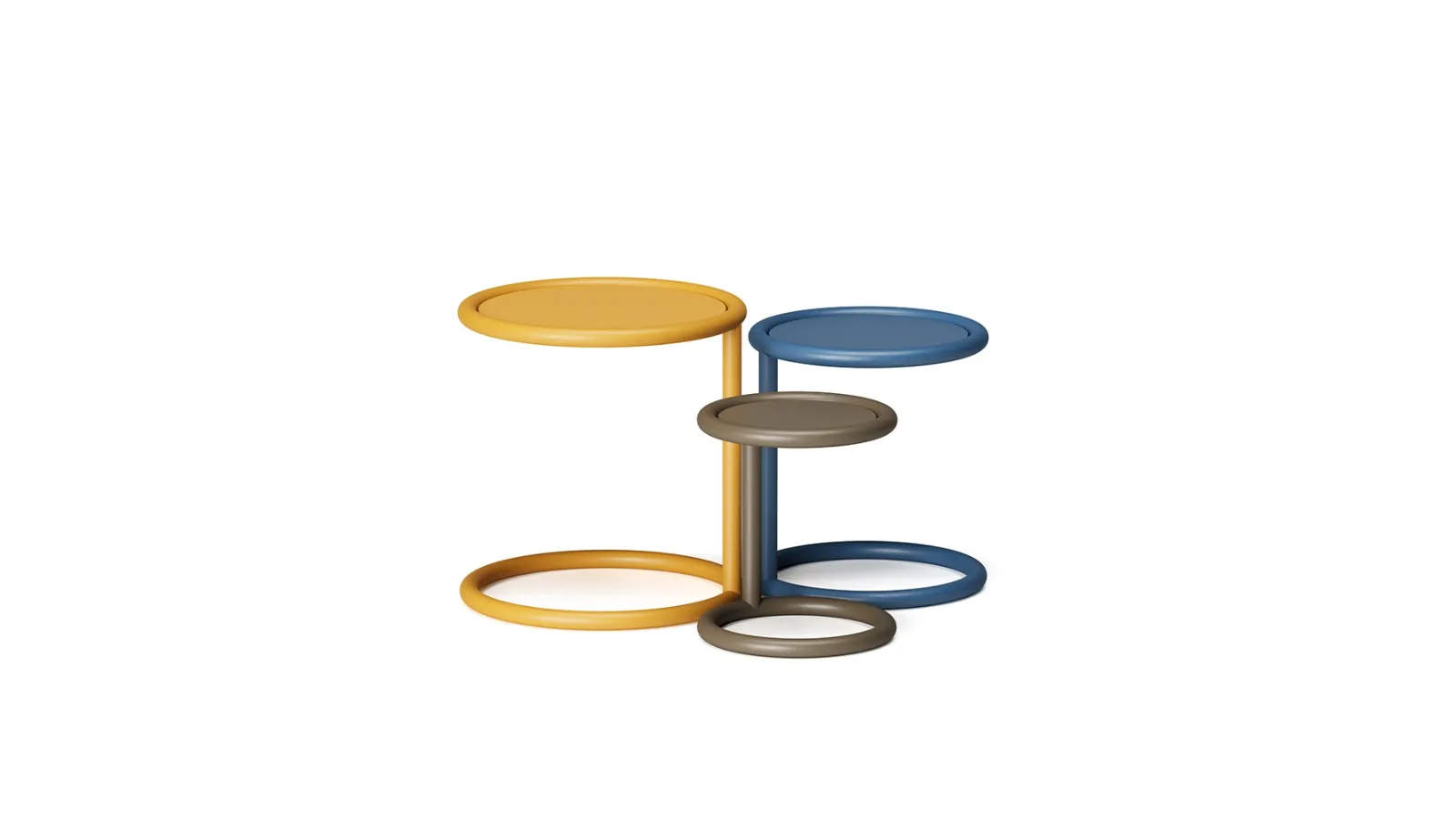 Tables with HPL top in Rim Side Table by Infiniti.