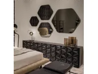 Kaleidos hexagonal mirror by Tonin Casa