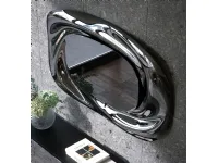 Vox mirror with glass frame by Tonin Casa.