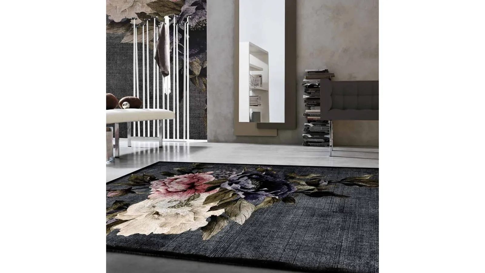 Digit Roses Rug by Adriani and Rossi