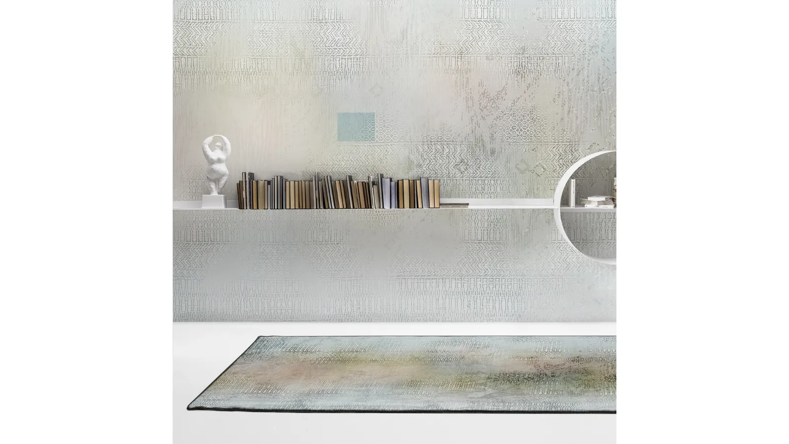 Rainbow Shibori 02 Rug by Adriani and Rossi