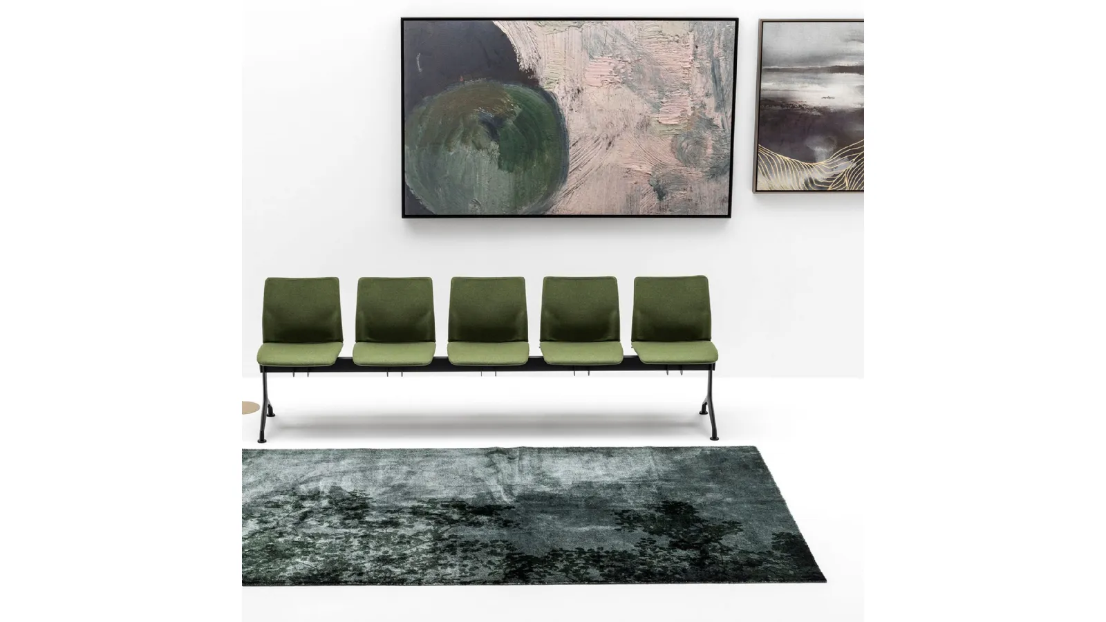 Green Theater Carpet by Adriani and Rossi