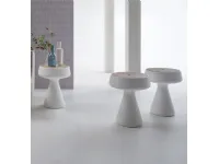 Design coffee table Maki in polyethylene with wooden top by Tonin Casa.