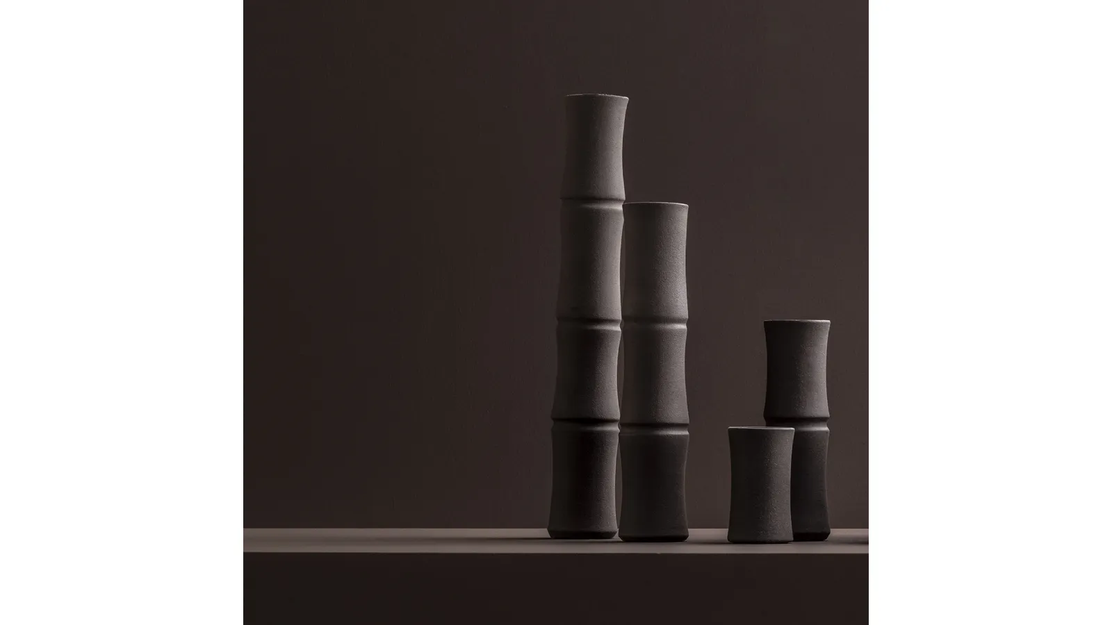 Bamboo Collection vases by Adriani and Rossi.