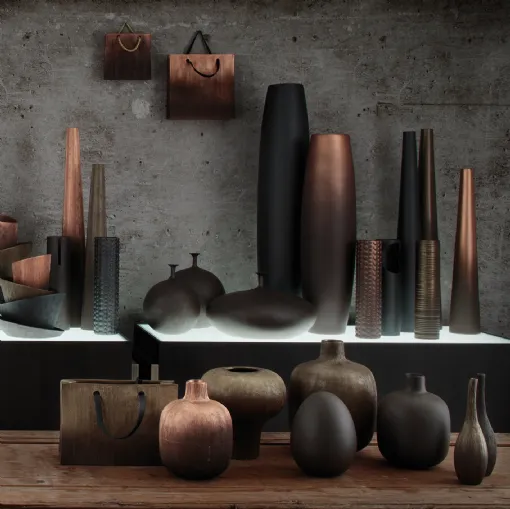 Metallic Vases Selection by Adriani e Rossi