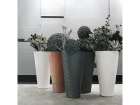 Metallic Cone Vase by Adriani and Rossi