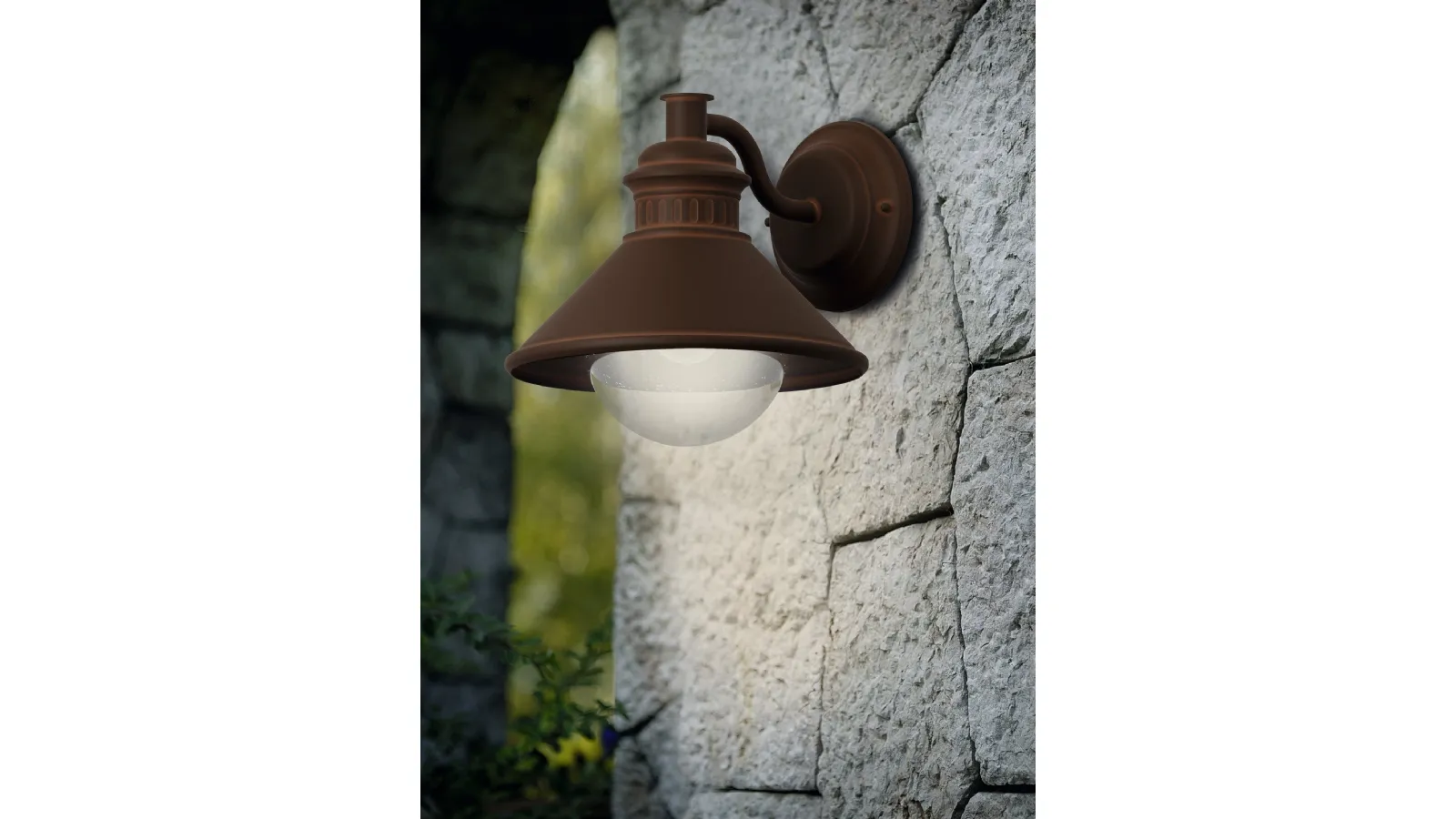 Outdoor zinc-coated metal Albacete lamp by Eglo