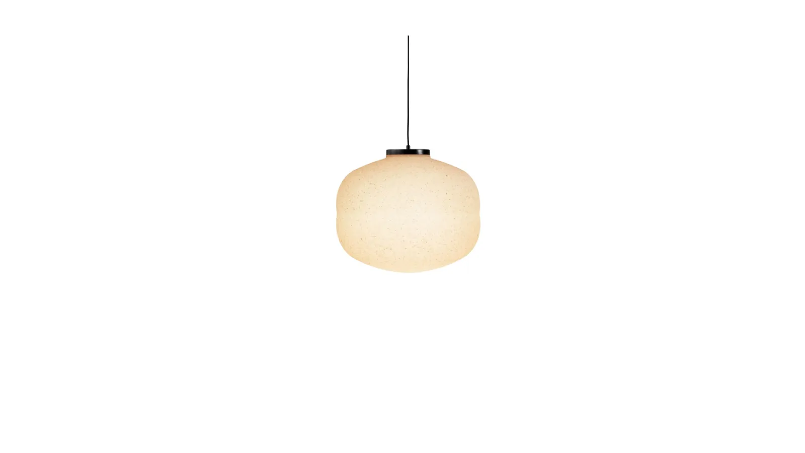 Baso pendant lamp in recycled polyethylene by Miniforms