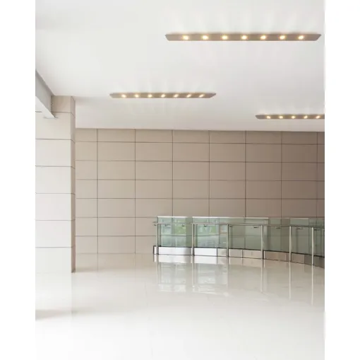 Cattaneo's Biscotto ceiling lamp in painted iron.