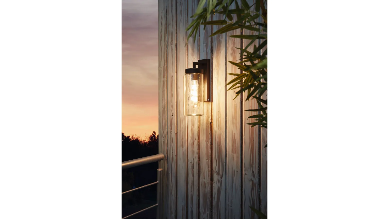Bovolone outdoor lamp in glass and metal by Eglo