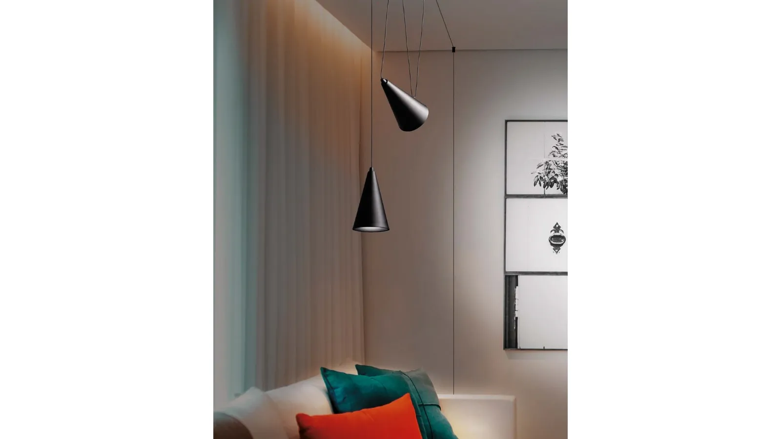 Cattaneo Cone pendant lamp