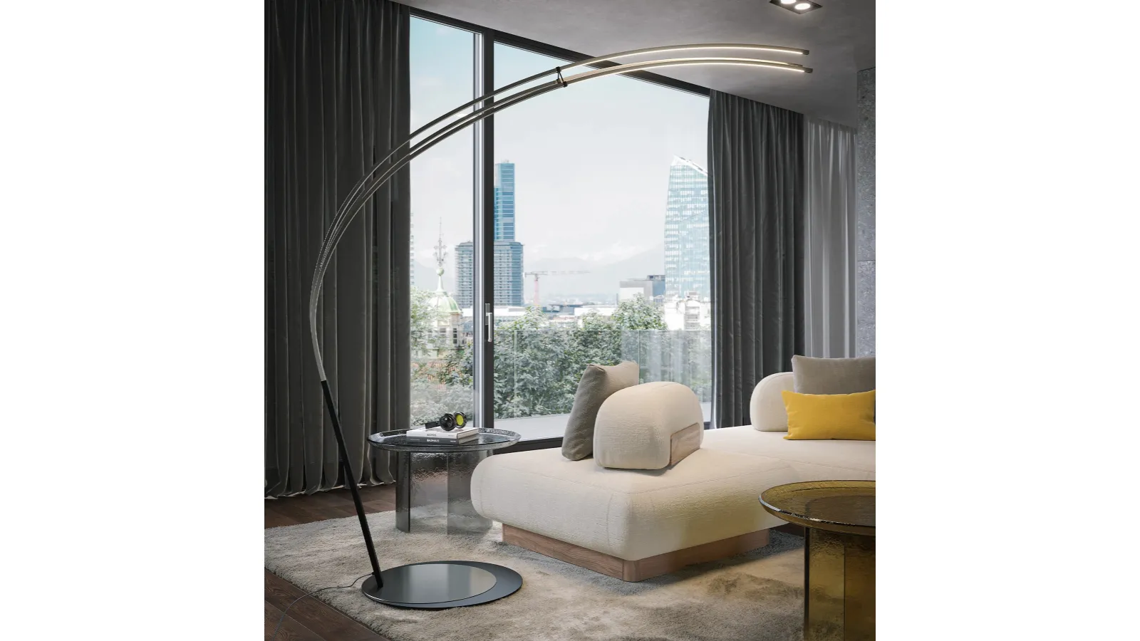 Floor lamp Cortina by Tonin Casa