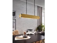 Wooden pendant lamp Harborough by Eglo