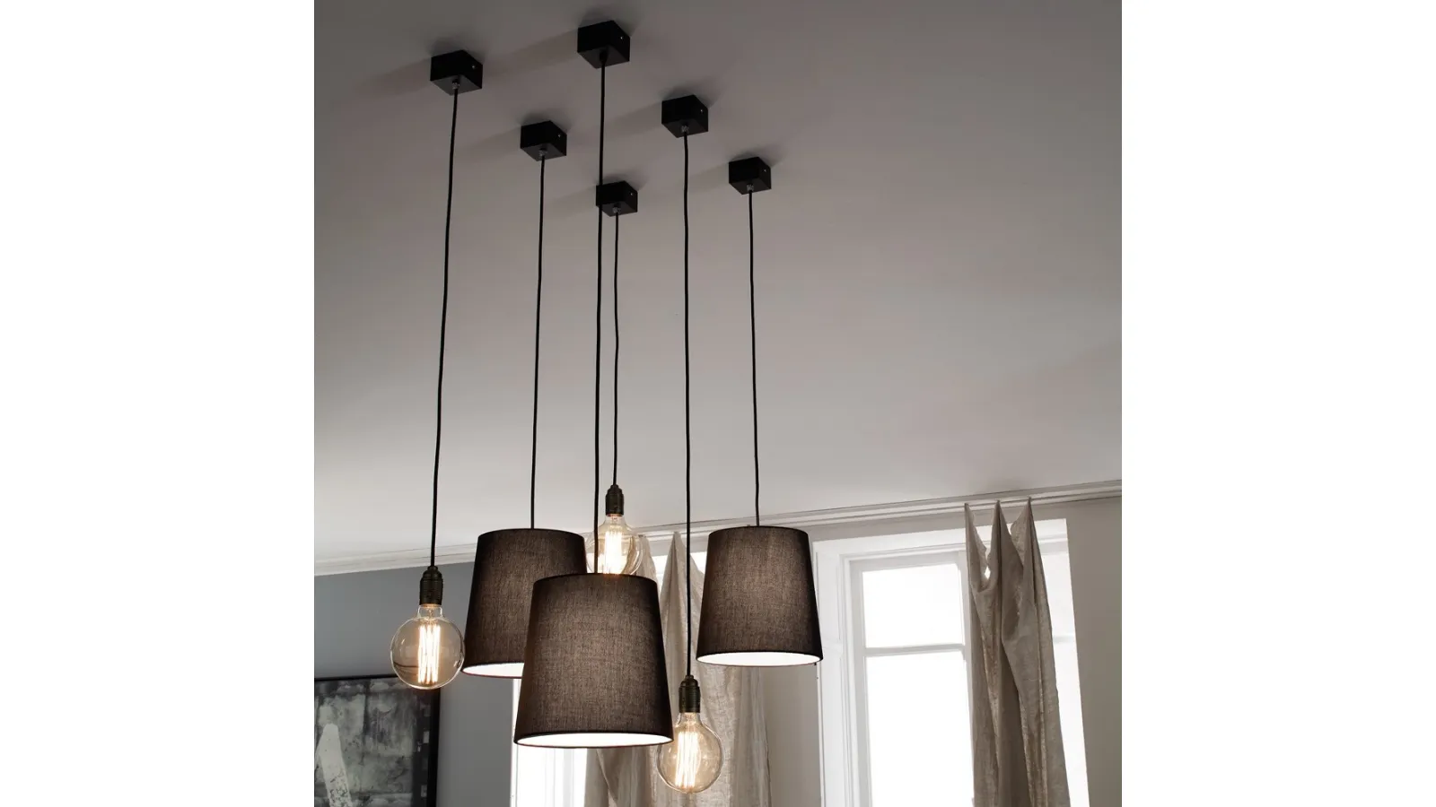 Adriani e Rossi's Shed Collections pendant lamps.