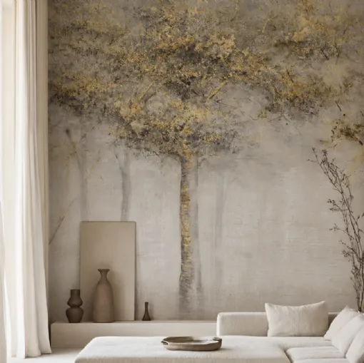 Golden Trees Wallpaper by Adriani e Rossi