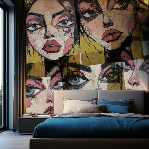 Woman Look wallpaper by Adriani and Rossi.