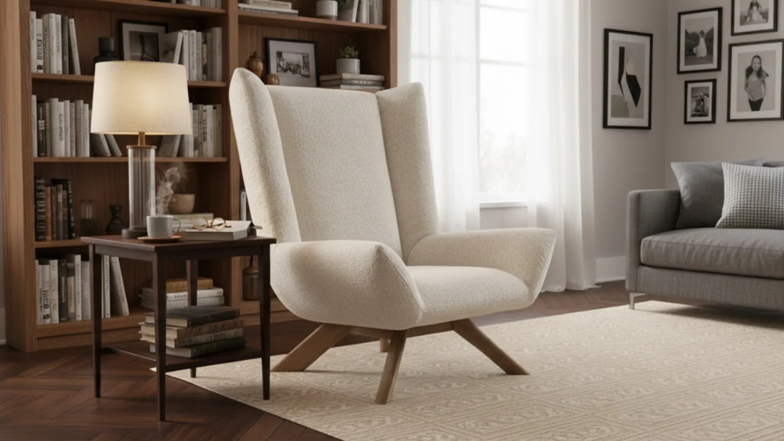 Dalia upholstered armchair in fabric by Calligaris
