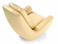 Flower Leather Armchair by Nicoletti Home