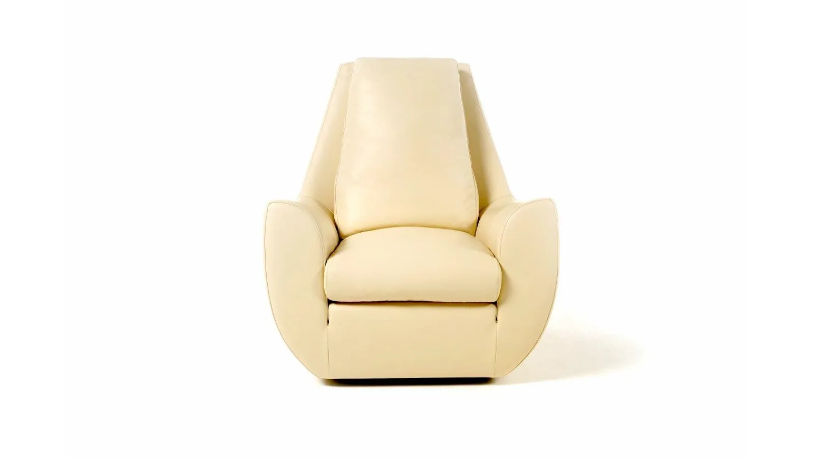 Flower leather armchair by Nicoletti Home