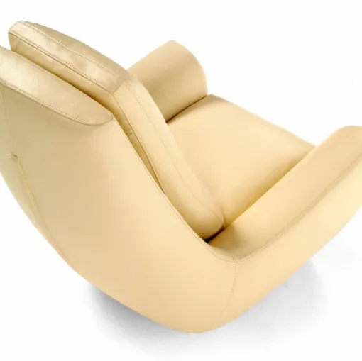 Flower Leather Armchair by Nicoletti Home