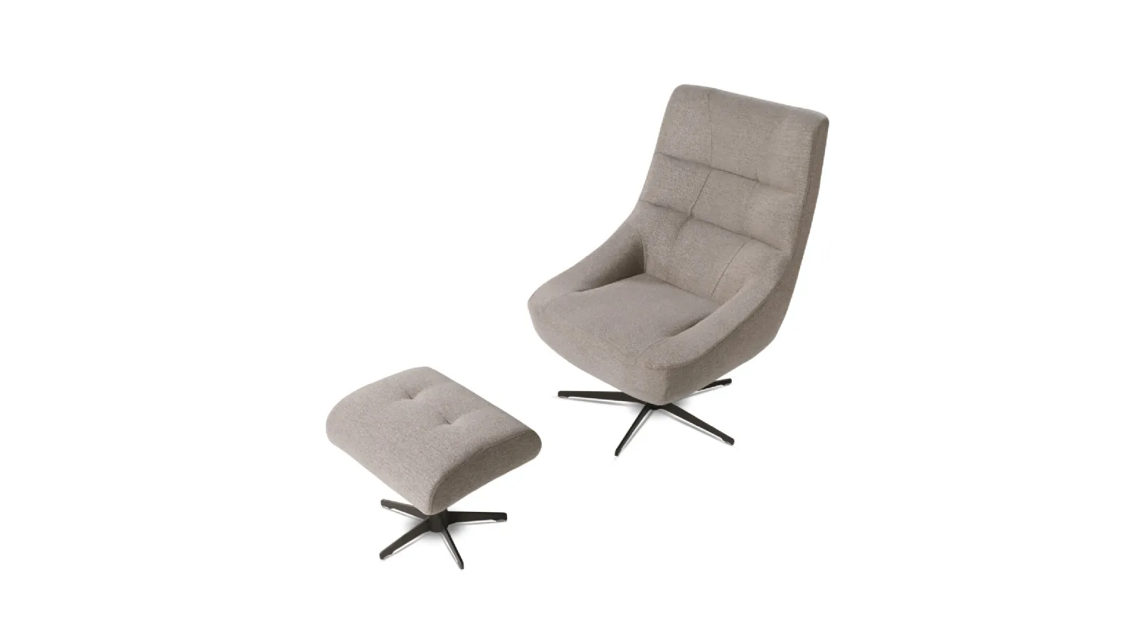 Giulia armchair in fabric by Nicoletti Home