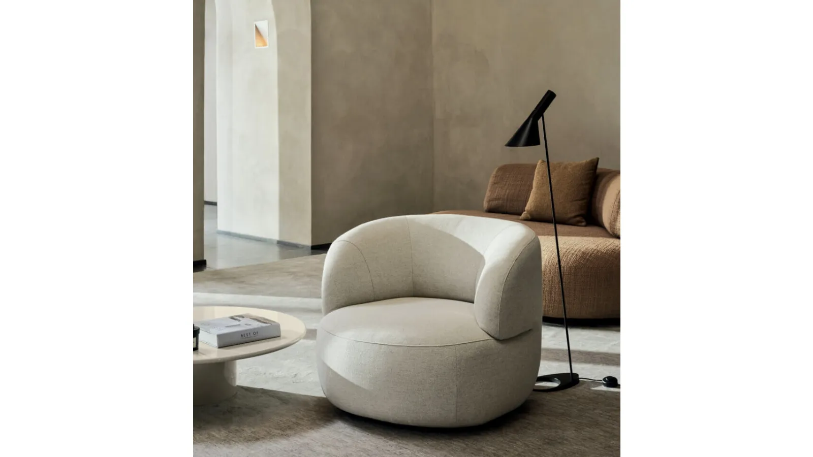 Isla upholstered armchair by Ditre Italia
