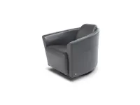Ketty leather armchair by Nicoletti Home