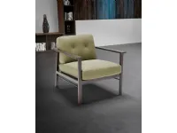 Leather armchair Lauro by Franco Ferri