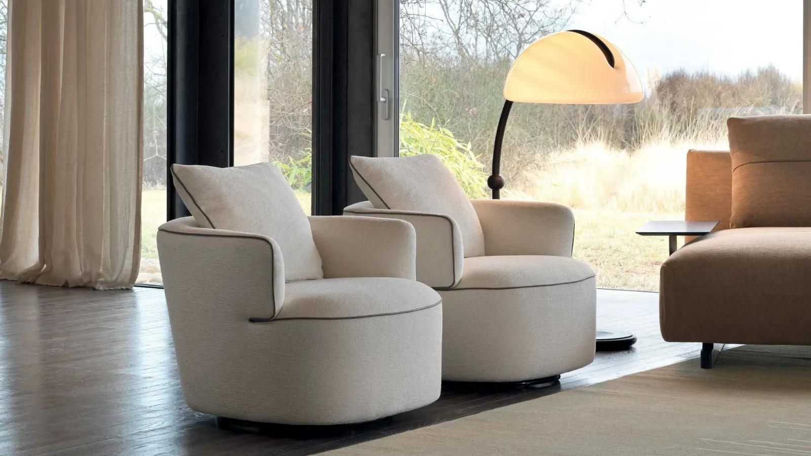 Luna High & Low armchair by Ditre Italia