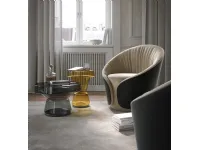 Mama armchair in fabric and leather by Tonin Casa.
