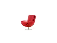 Minorca leather armchair by Nicoletti Home