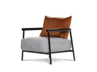 Nest armchair in fabric by Nicoletti Home