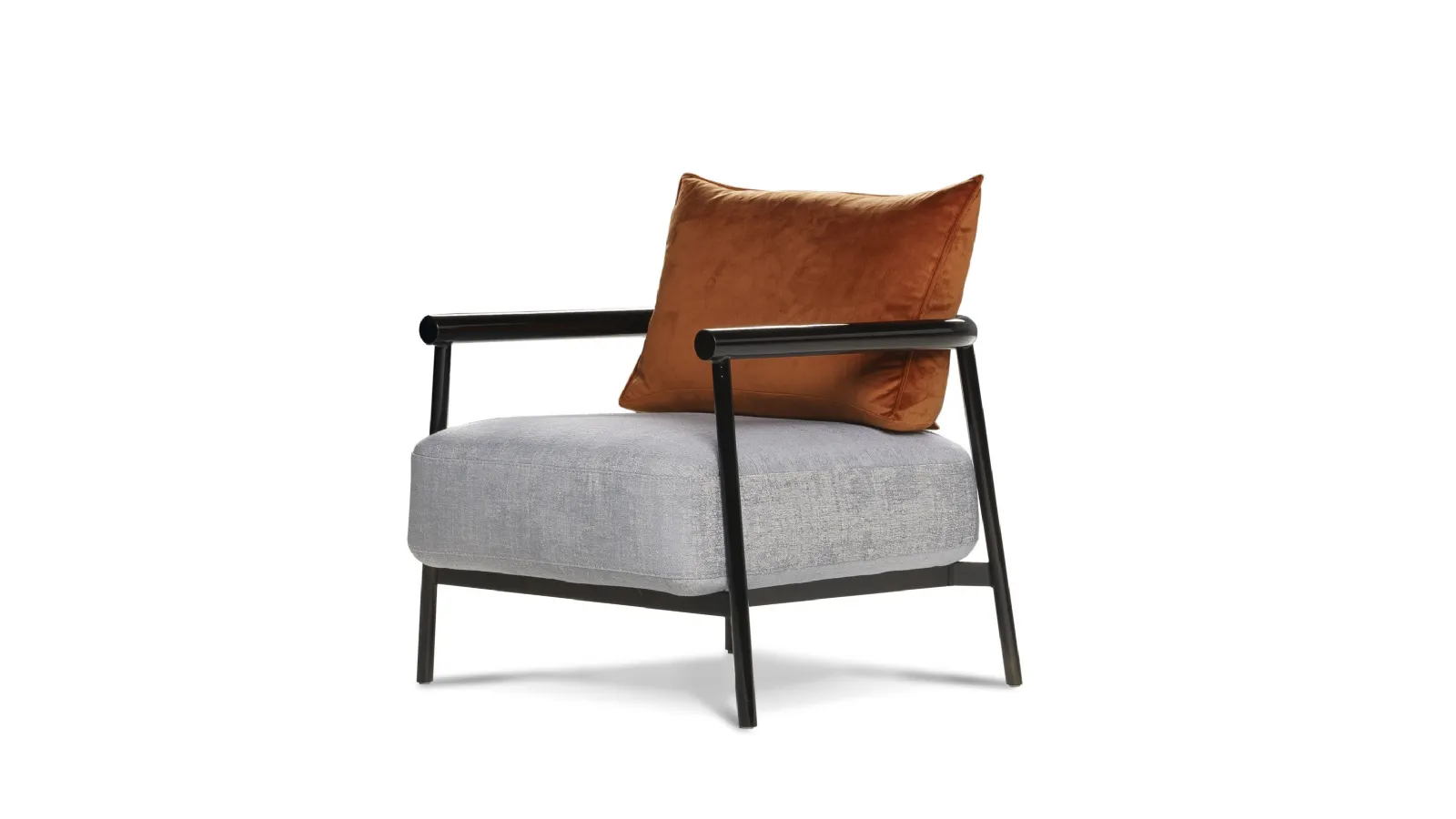 Nest armchair in fabric by Nicoletti Home